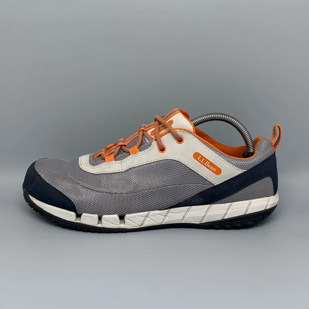 L.L.Bean Gray Orange Water Shoes Men’s Sz‎ 10.5